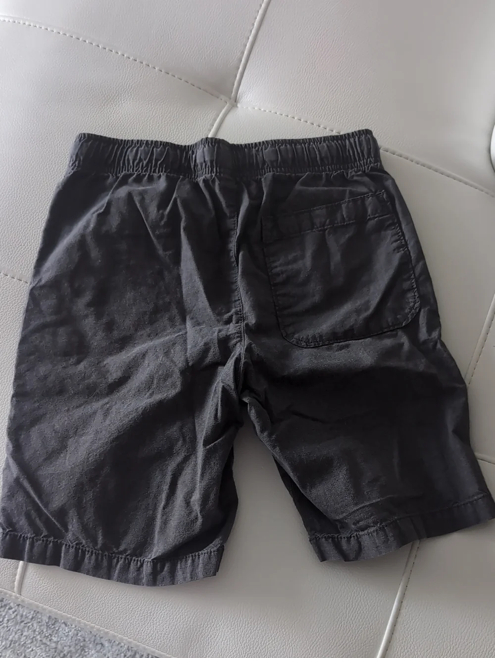 Boys Grey Drawstring Casual Shorts